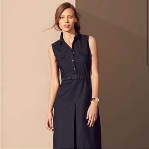 NWOT Halogen denim shirtdress 2P